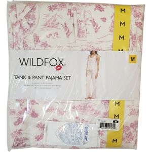 Wildfox Pajama Set Women Tank and Pant Set Stretch Jersey NWT